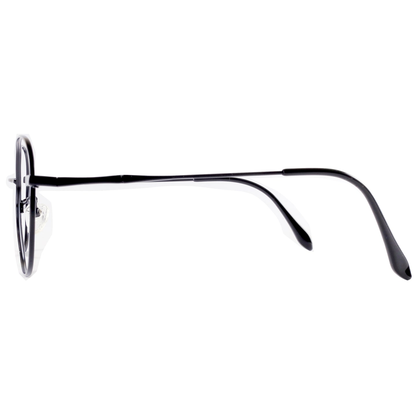 Loscomun Computer Glasses Black Round Eyeglasses