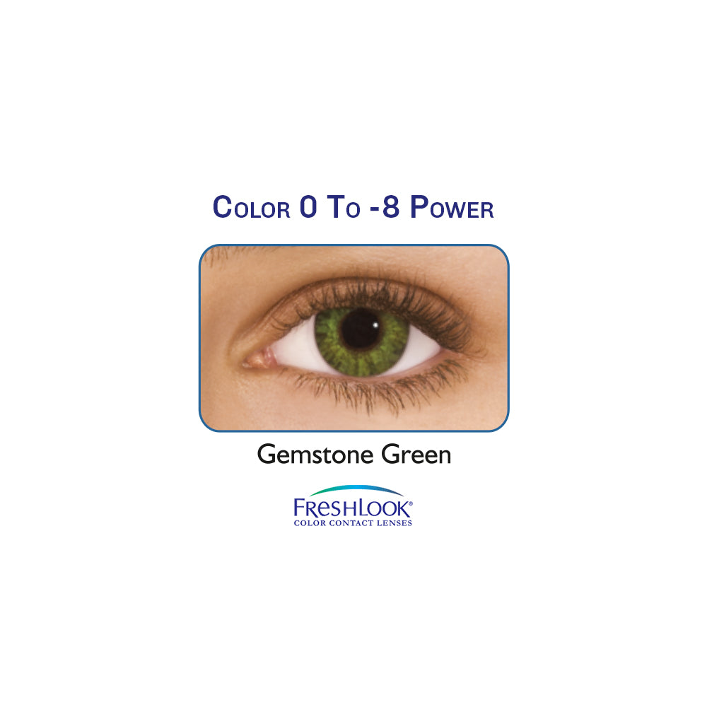 FreshLook Colorblends - Gemstone Green - 2 Lenses - Monthly | souKare
