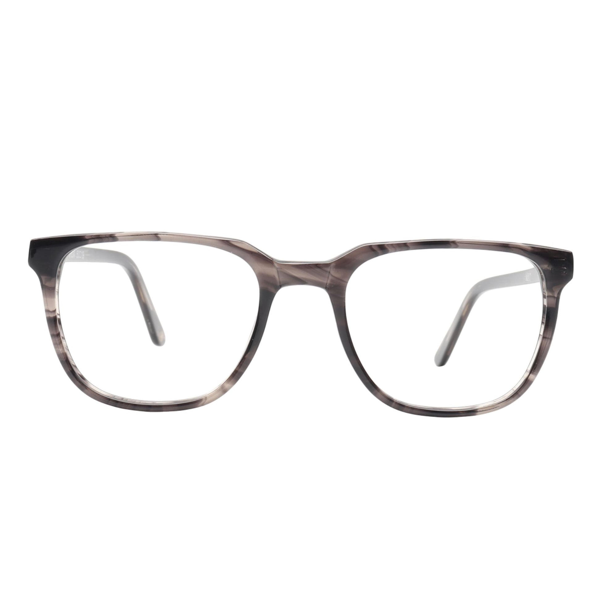Los Comun Black Full Rim Wayfarer - Lens Caravan