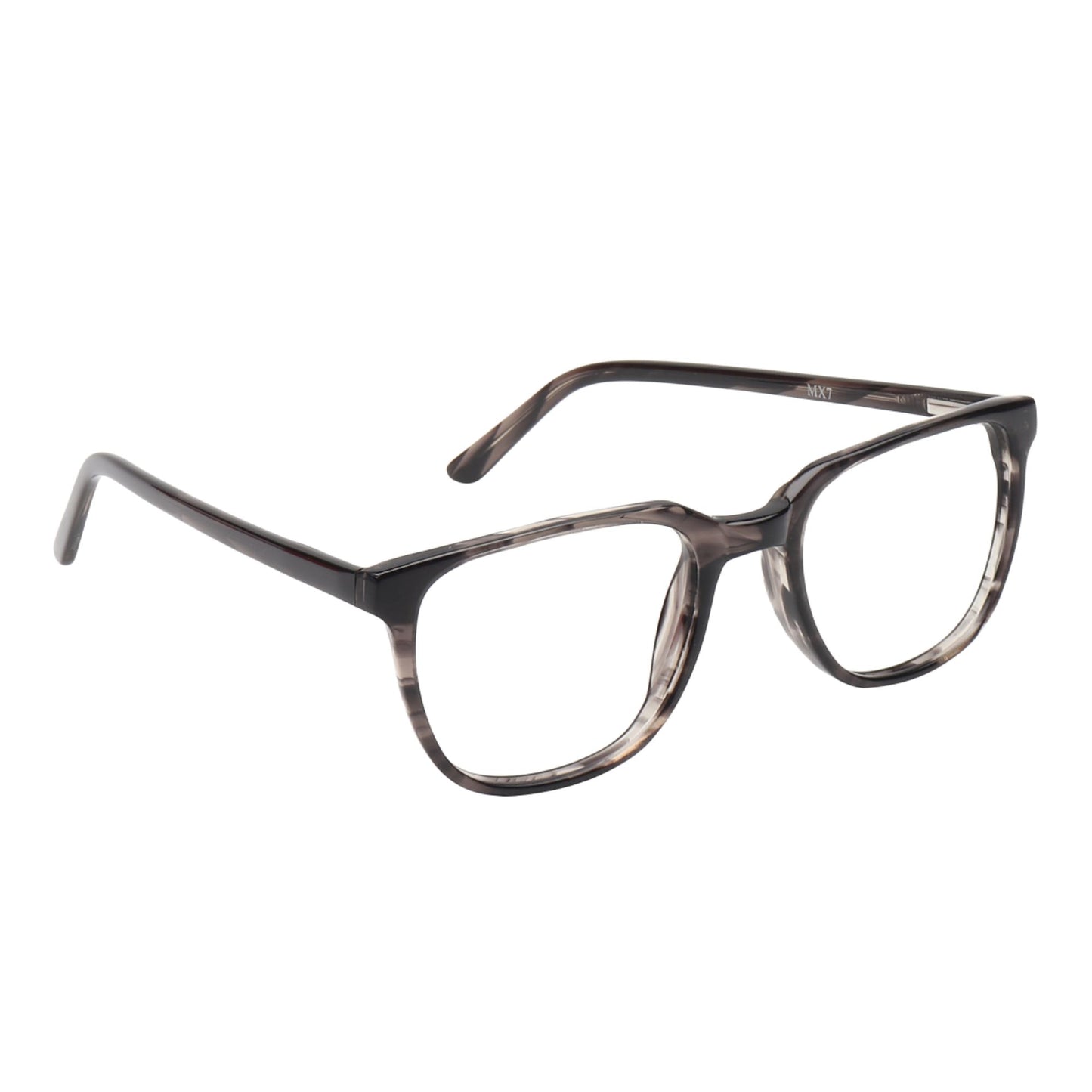 Los Comun Black Full Rim Wayfarer - Lens Caravan