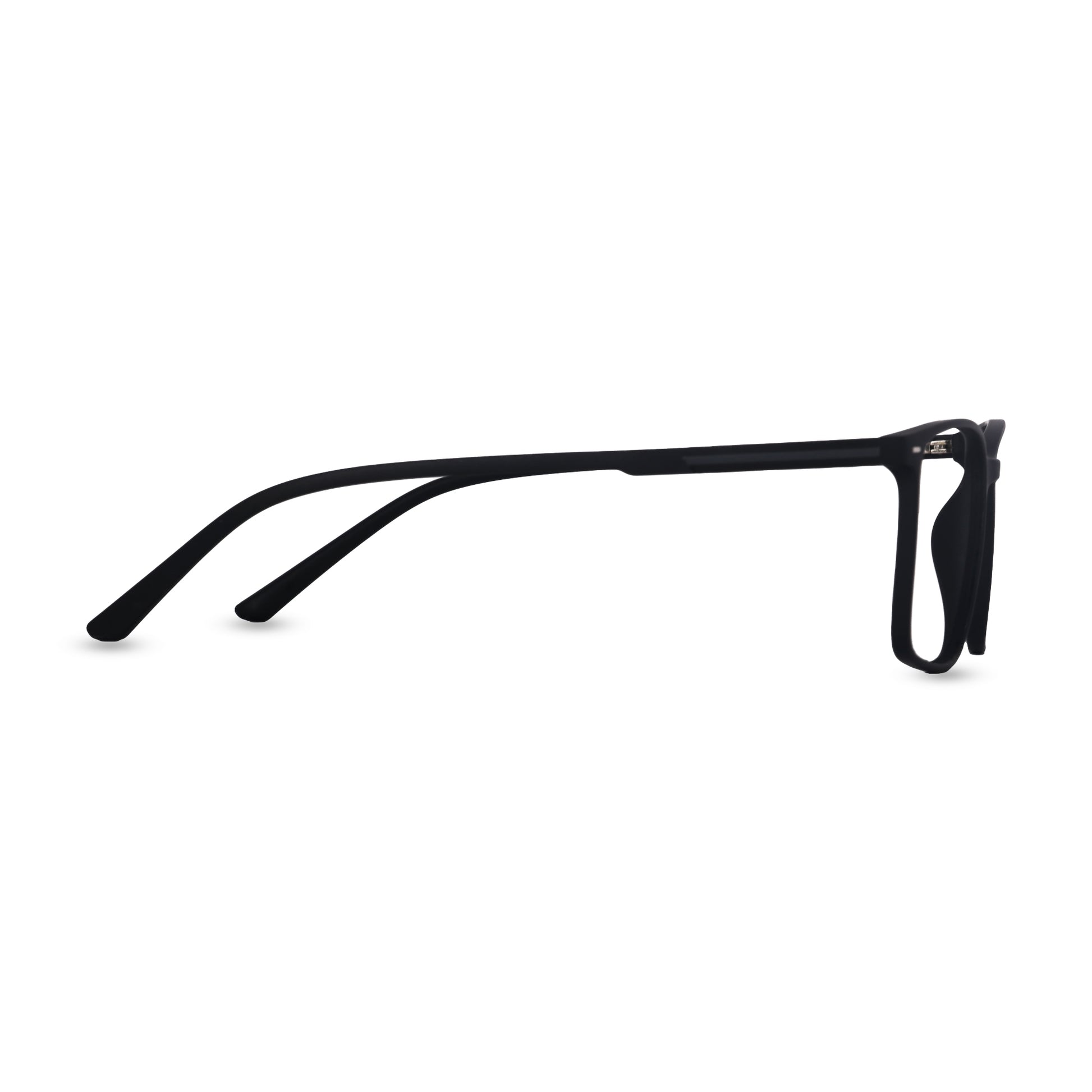 Los Comun Black Square Full Rim - Lens Caravan
