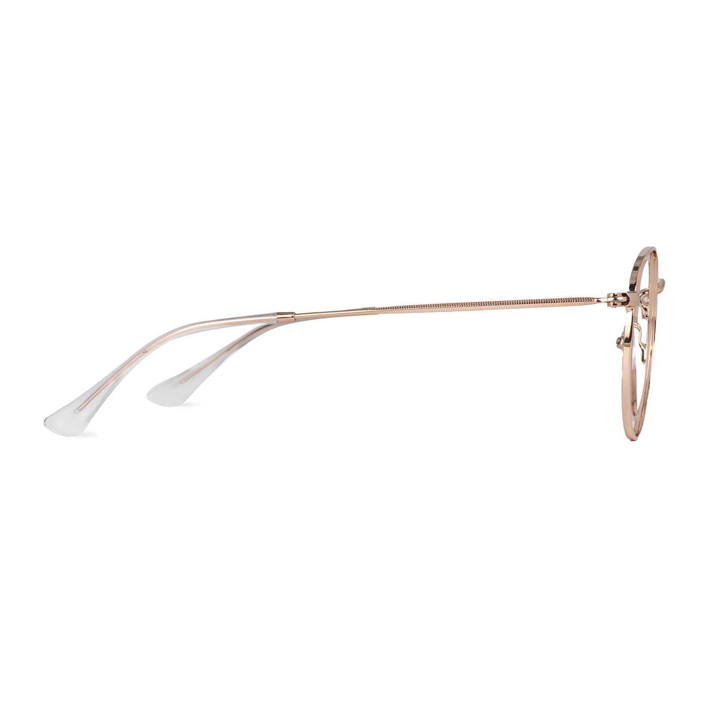 Los Comun Gold Round Sleek Metal Full Rim - Lens Caravan