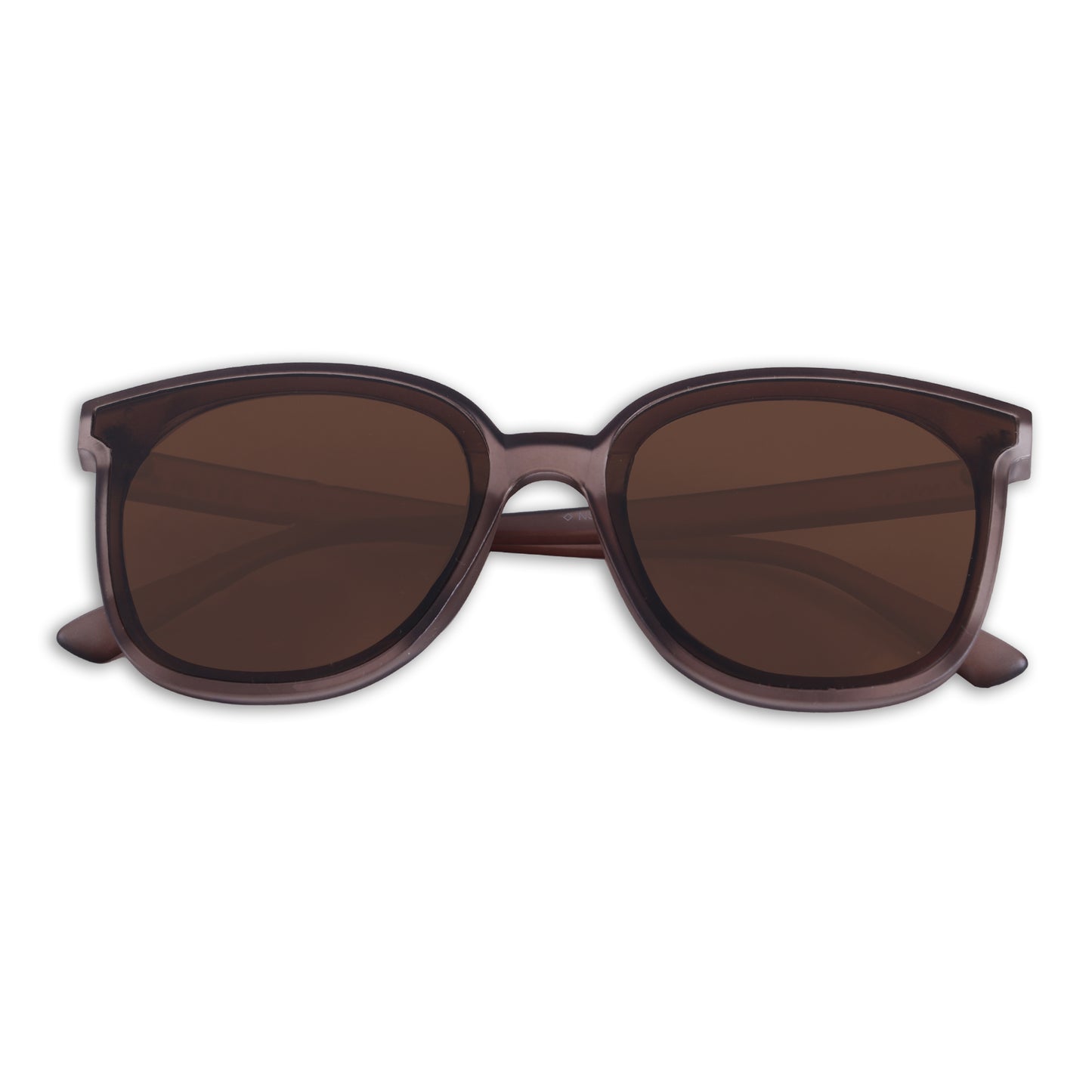 2.5 NVG UV Protected Brown Cateye Sunglasses