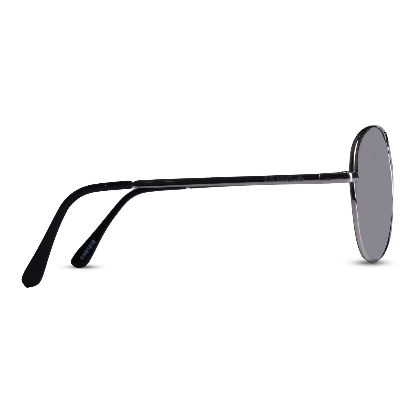 2.5 NVG UV Protected Silver Aviator Sunglasses