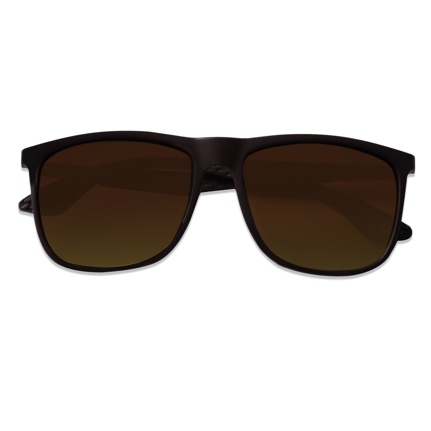 2.5 NVG UV Protected Brown Wayfarer Sunglasses