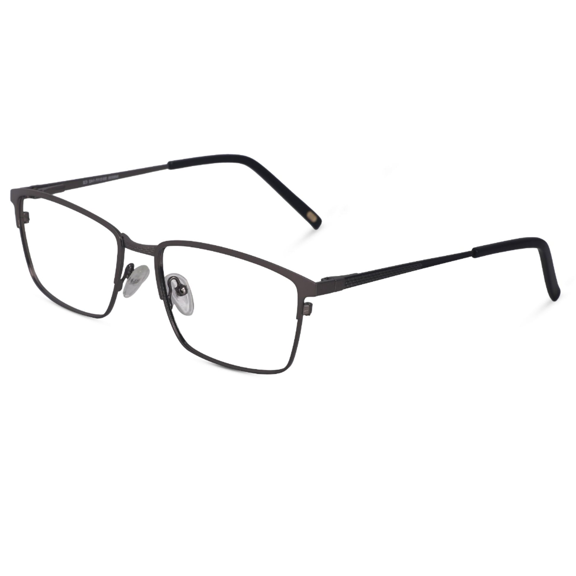 Los comun Grey Sleek Metal Rectangular Full Frame - Lens Caravan
