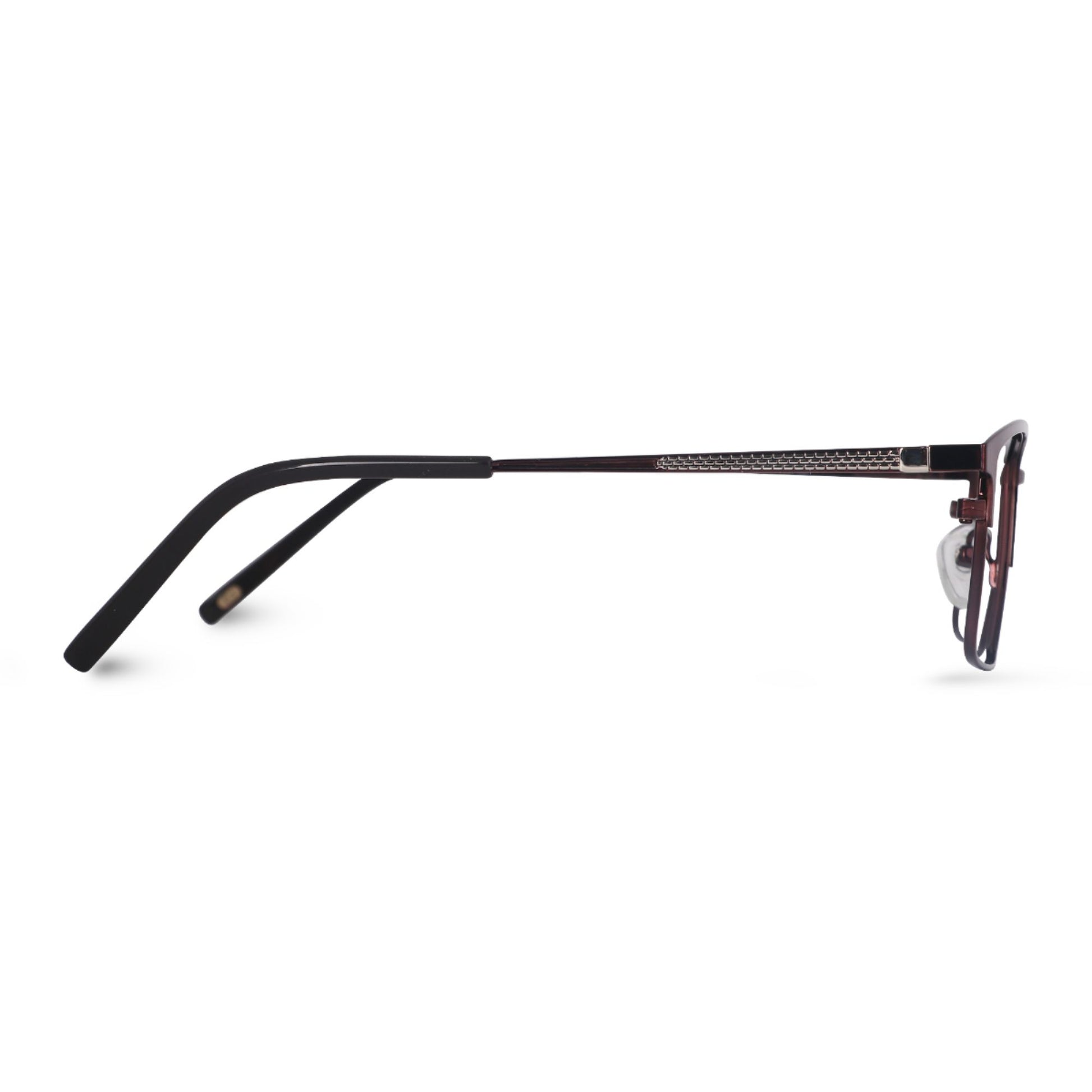 Los comun Grey Sleek Metal Rectangular Full Frame - Lens Caravan
