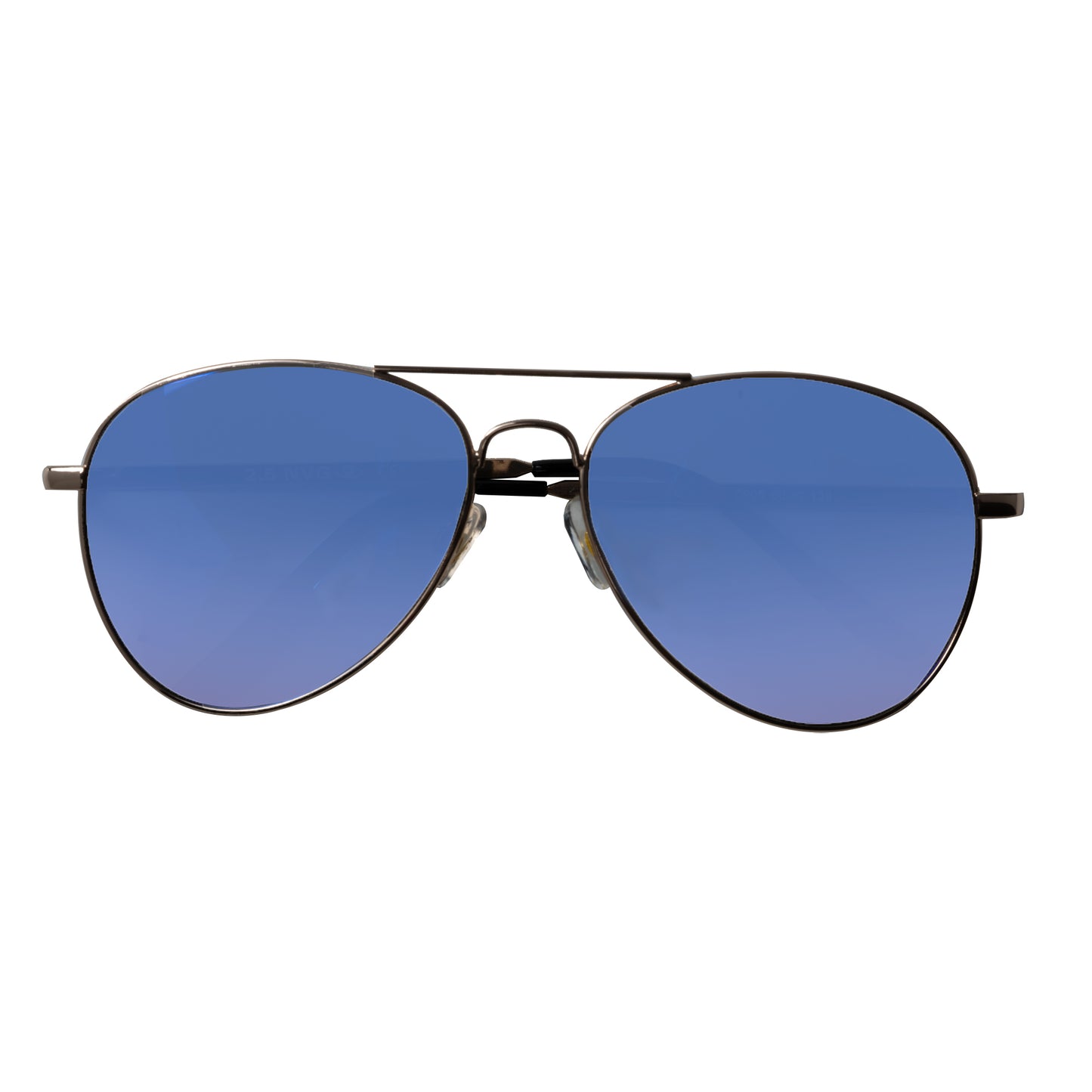 2.5 NVG UV Protected Gold Blue Aviator Sunglasses