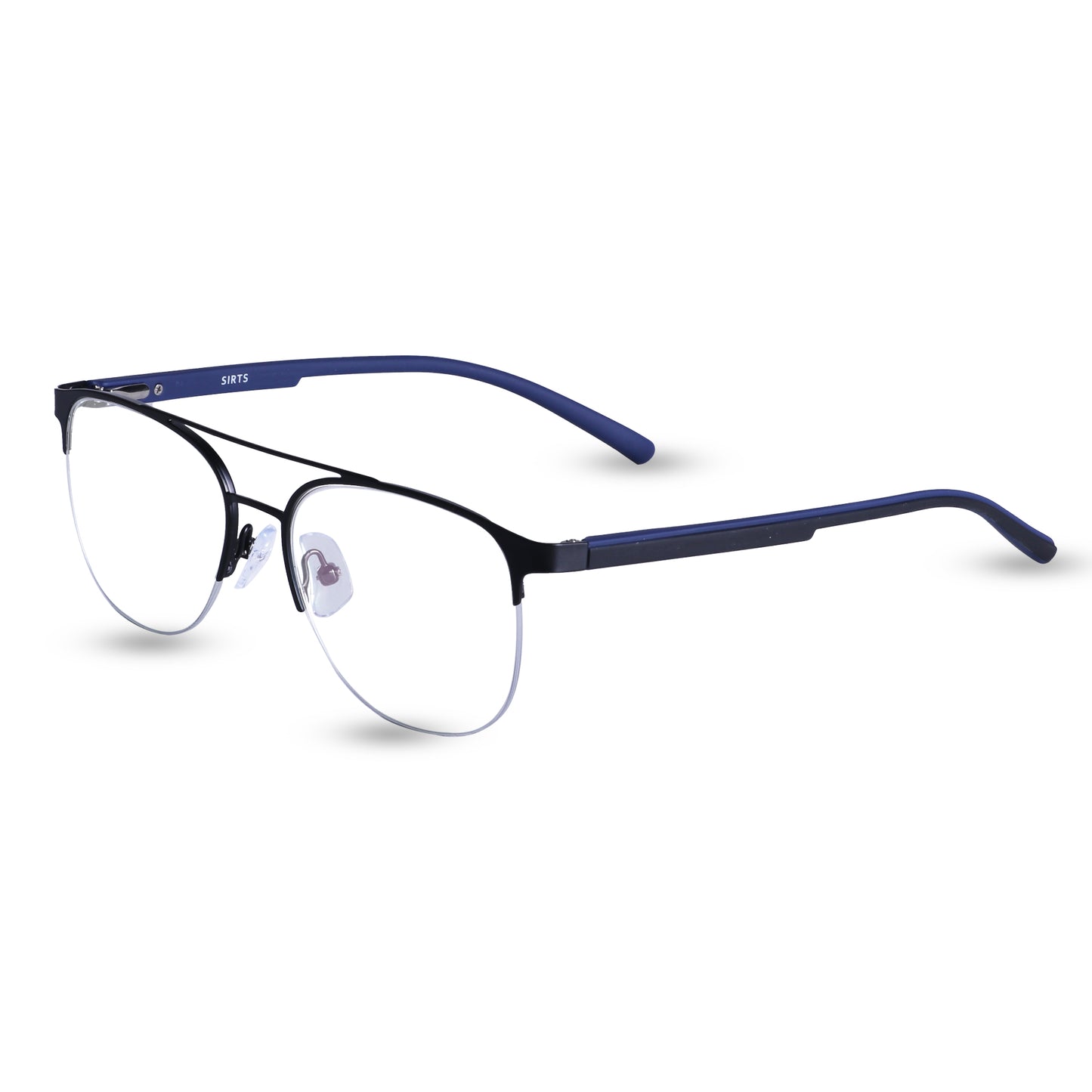 Sirts Matte Black Blue Round EP2438 (Including Anti-Glare Lens)