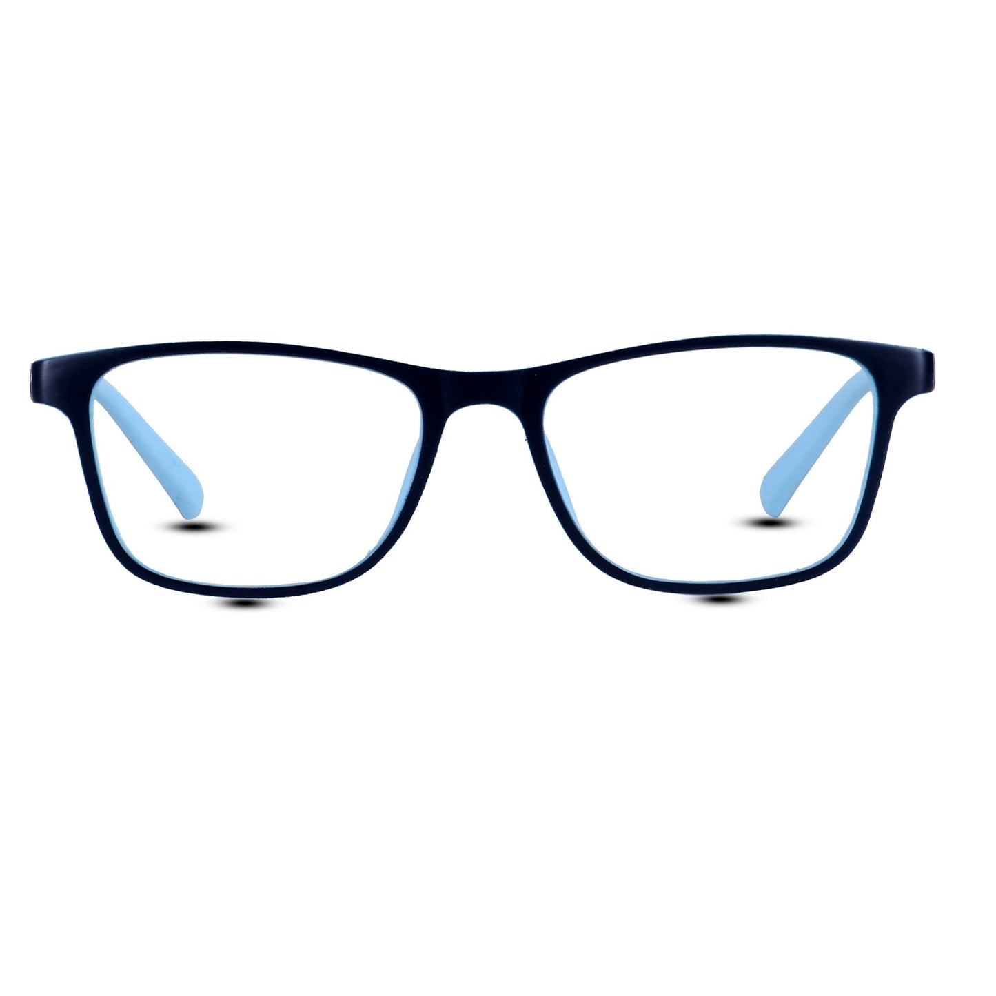 Los Comun Matte Black Blue Rectangular For Kids 2834