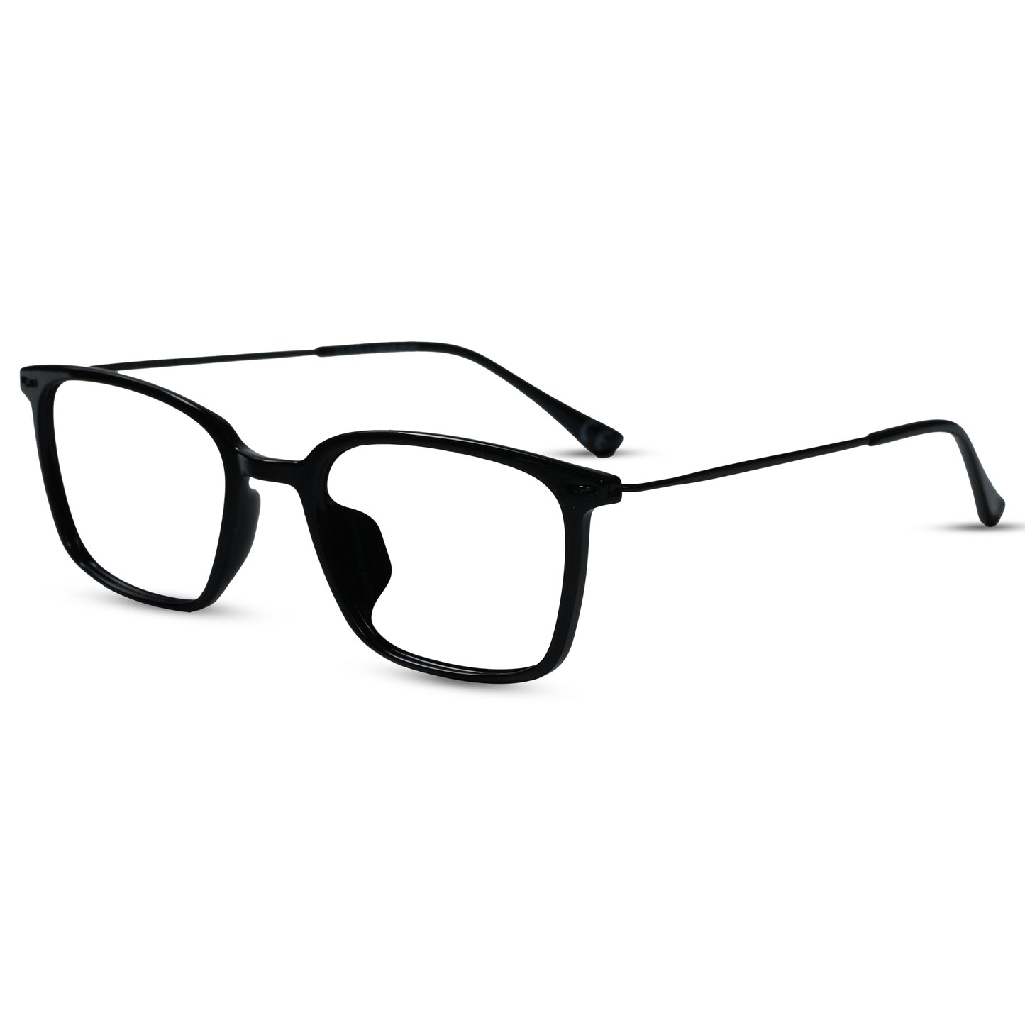 2.5 NVG Computer Glasses Black Square Eyeglasses