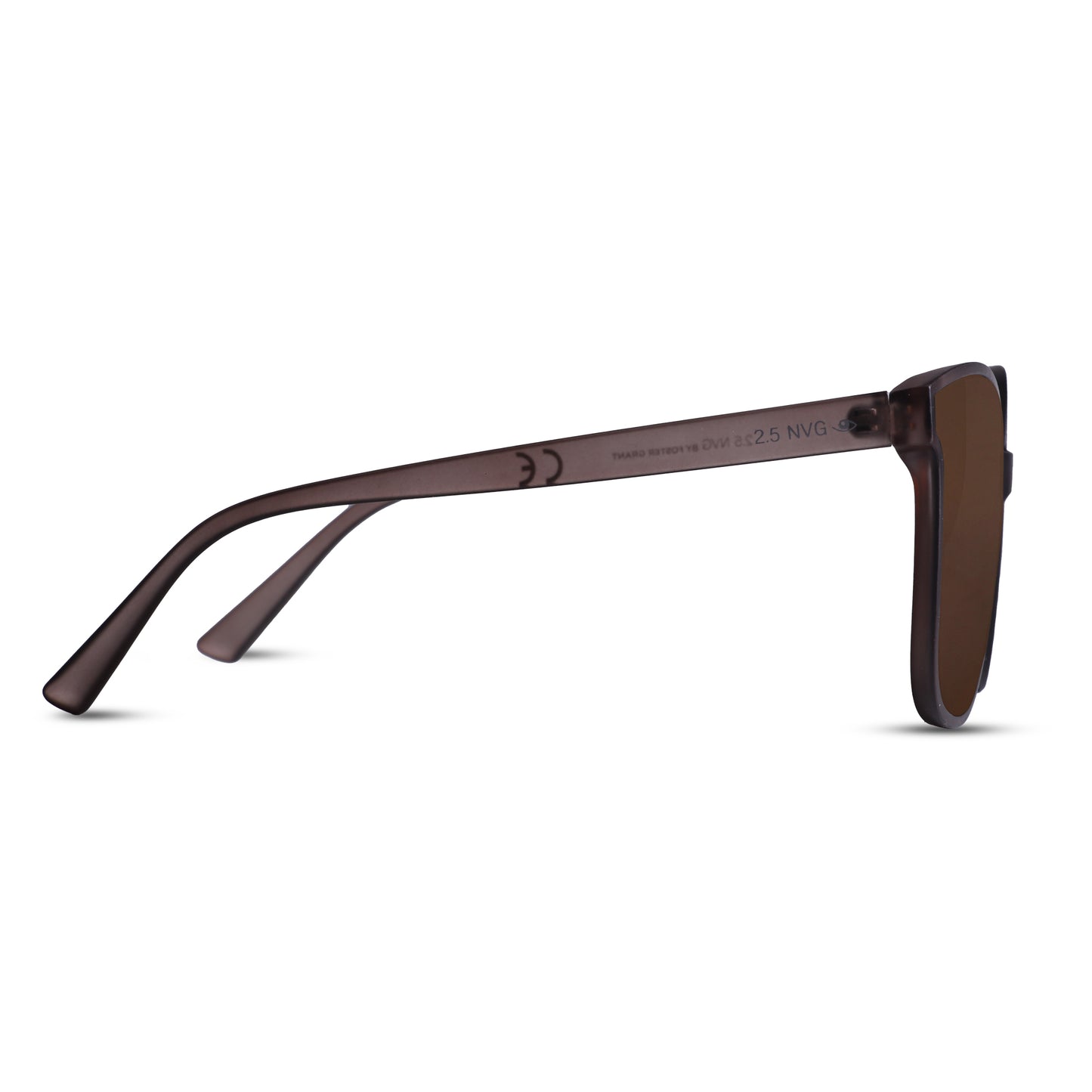 2.5 NVG UV Protected Brown Cateye Sunglasses