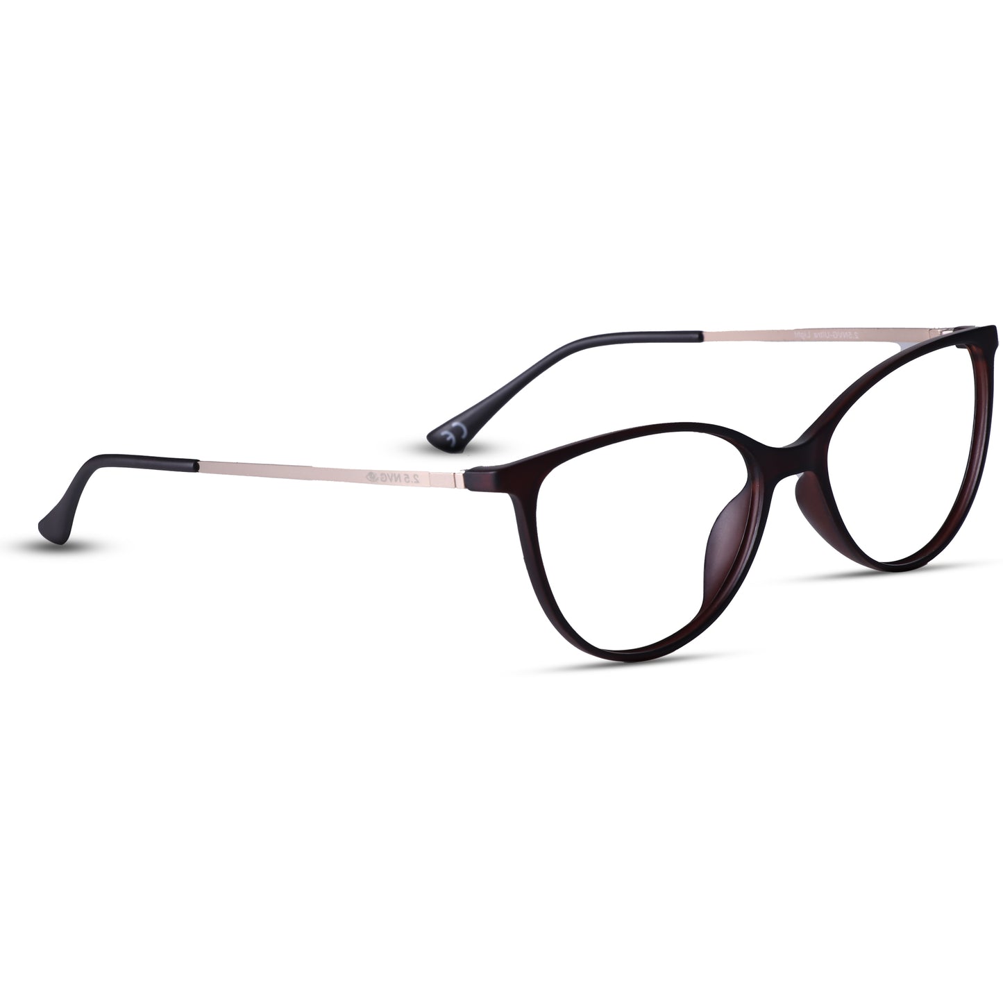 2.5 NVG Matte Brown Cateye TR OT 201 01 09 (Including Anti-Glare Lens)