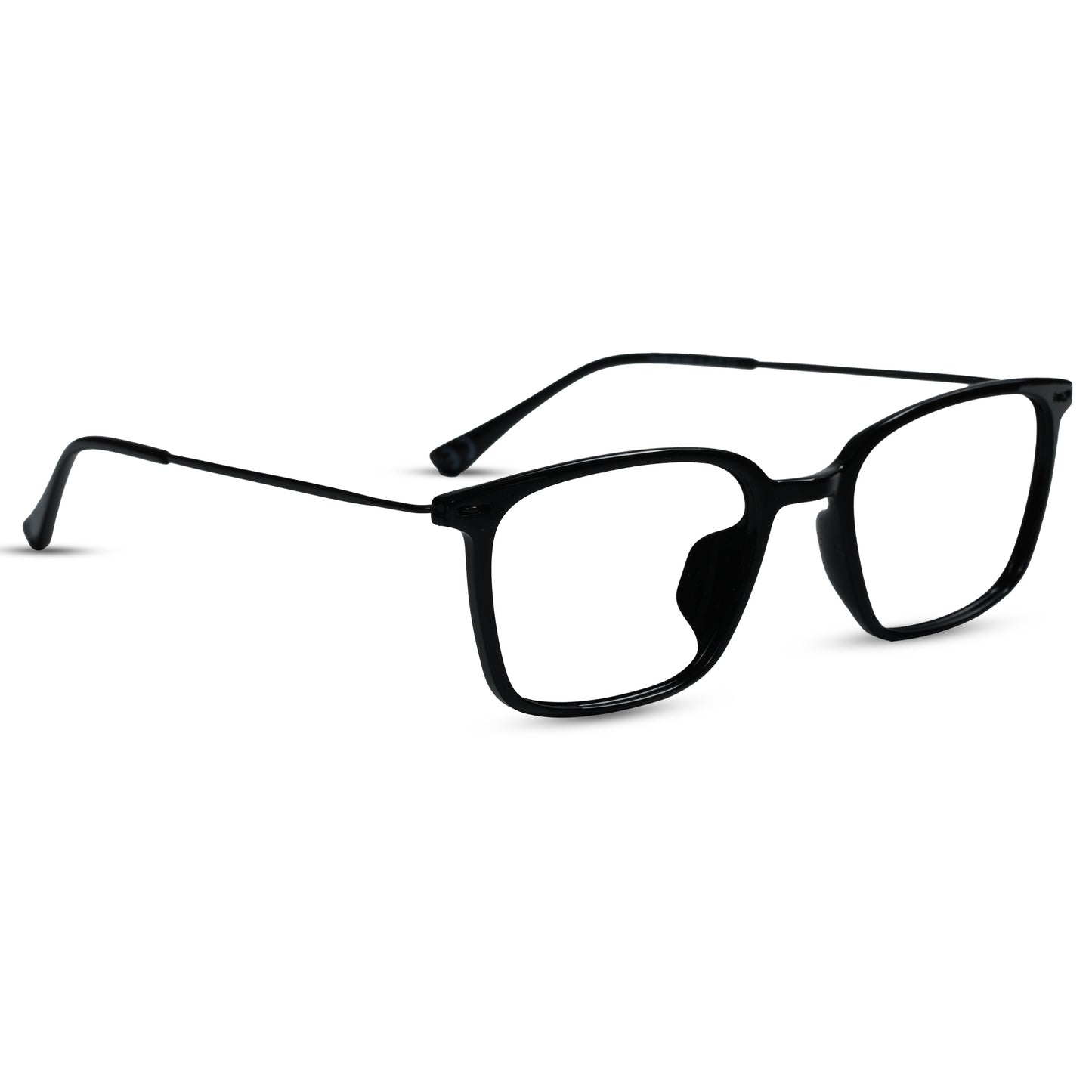 2.5 NVG Computer Glasses Black Square Eyeglasses
