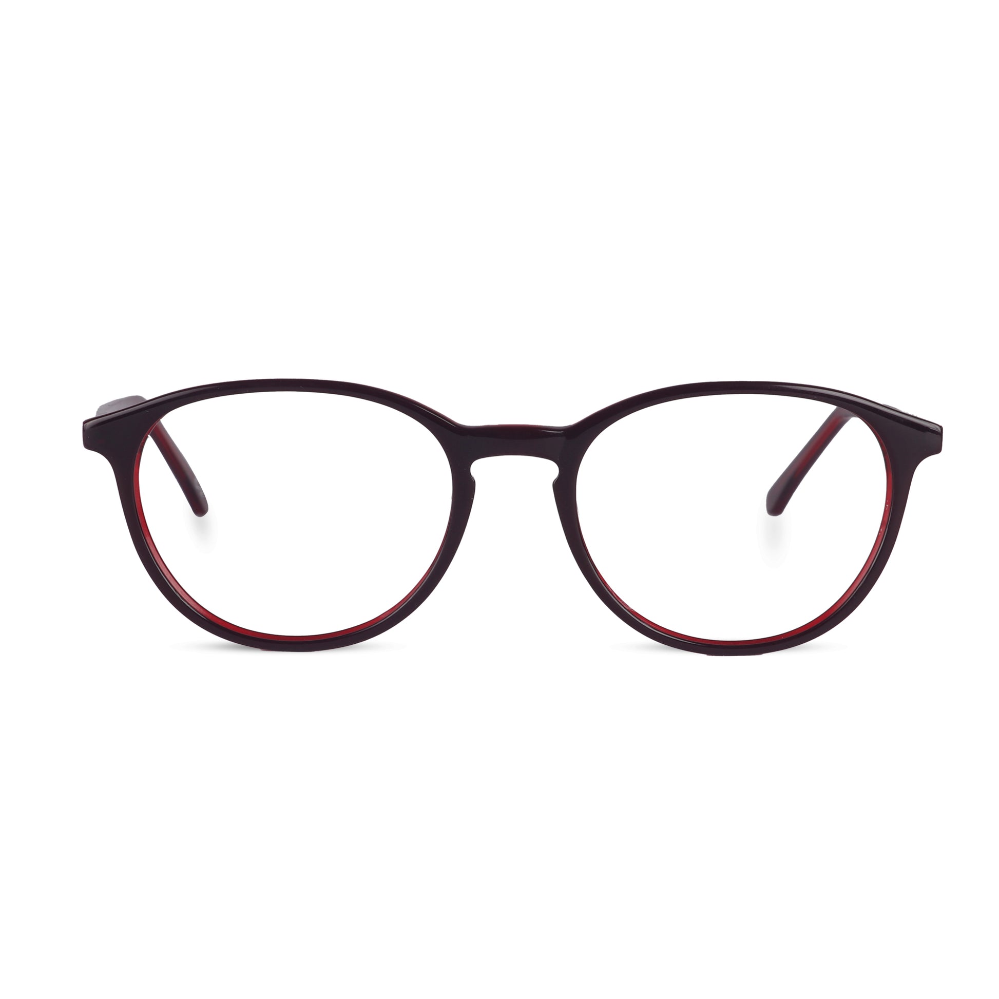Los Comun Dark Blue Tortoise Round Shiny Full Rim Ultra Lite - Lens Caravan