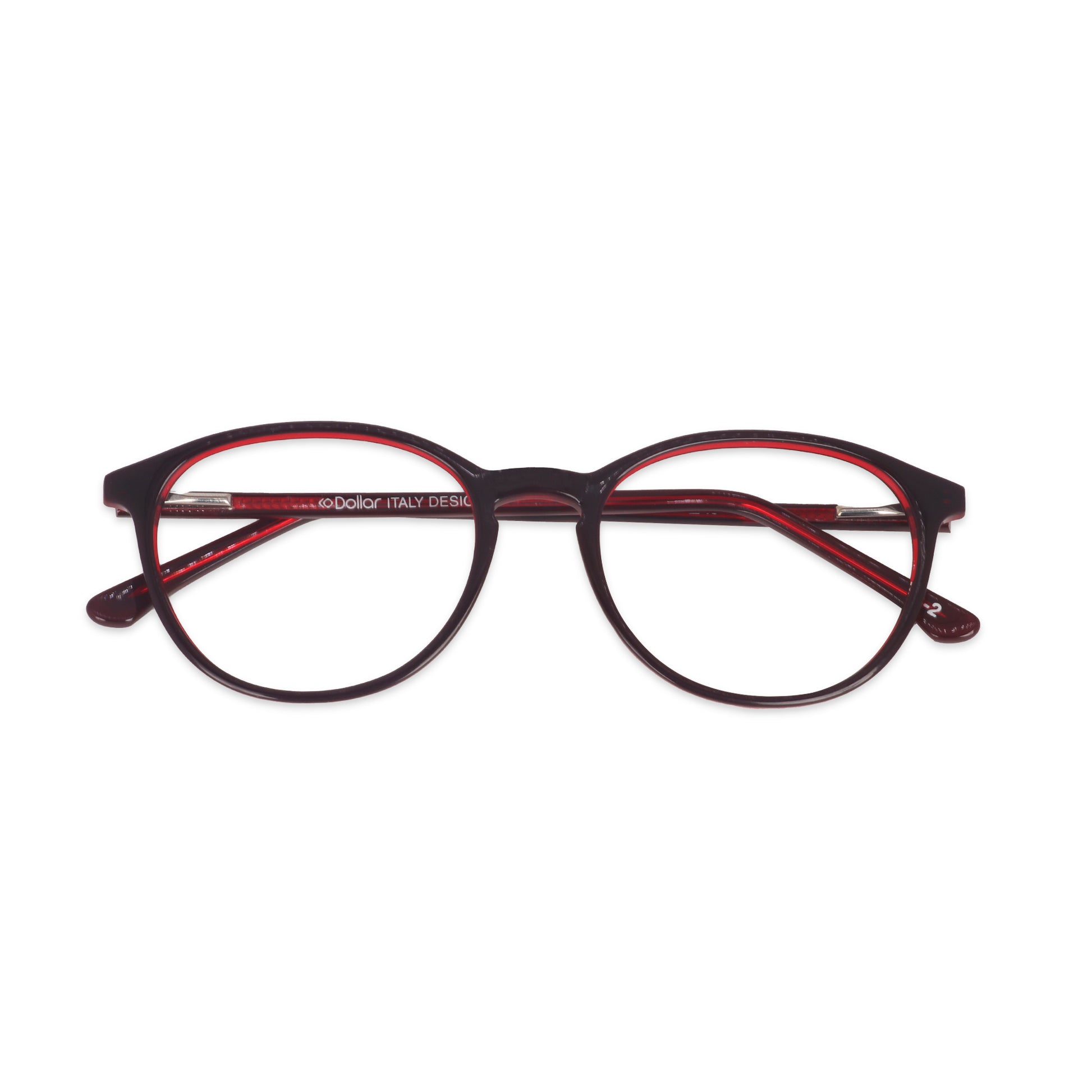 Los Comun Dark Blue Tortoise Round Shiny Full Rim Ultra Lite - Lens Caravan