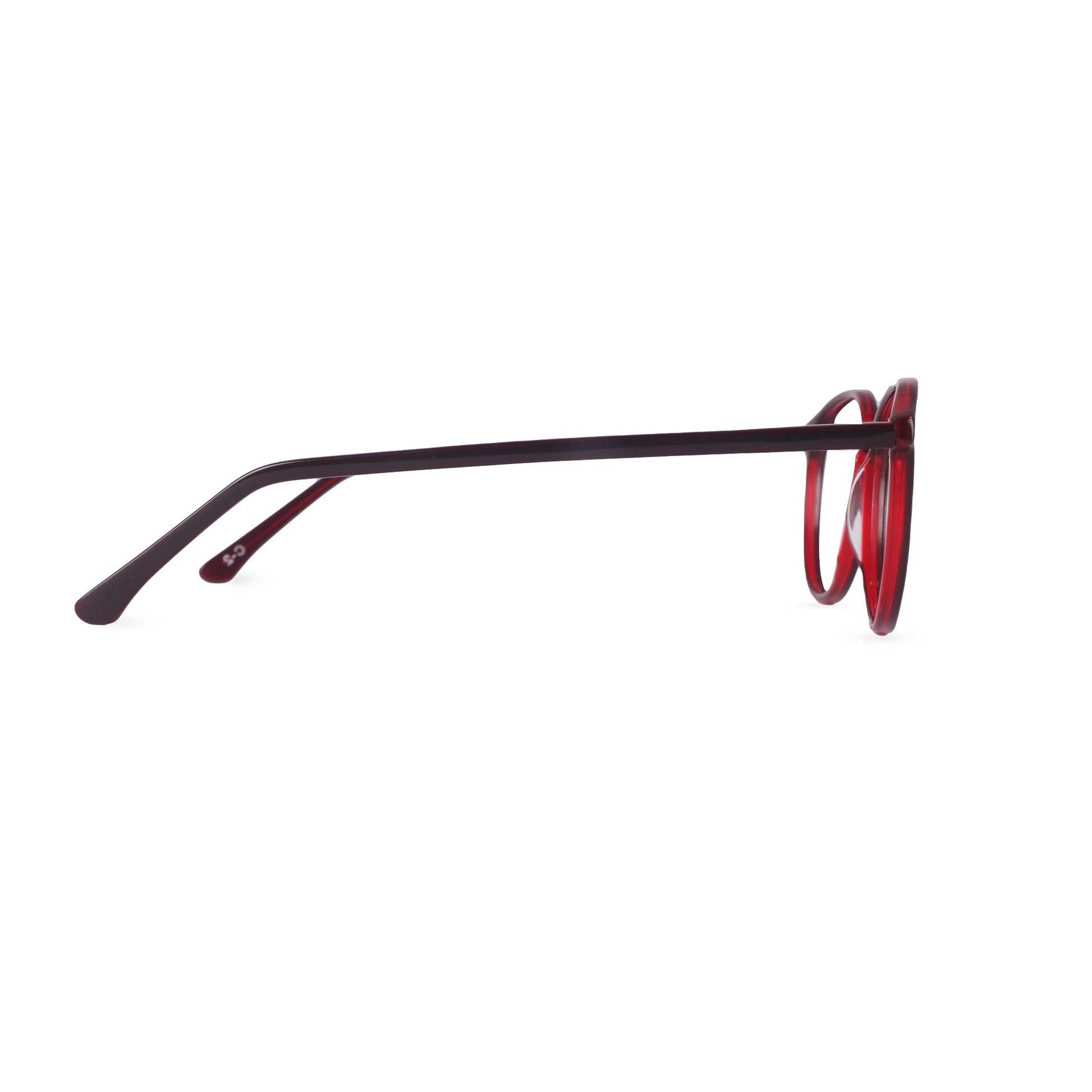 Los Comun Dark Blue Tortoise Round Shiny Full Rim Ultra Lite - Lens Caravan