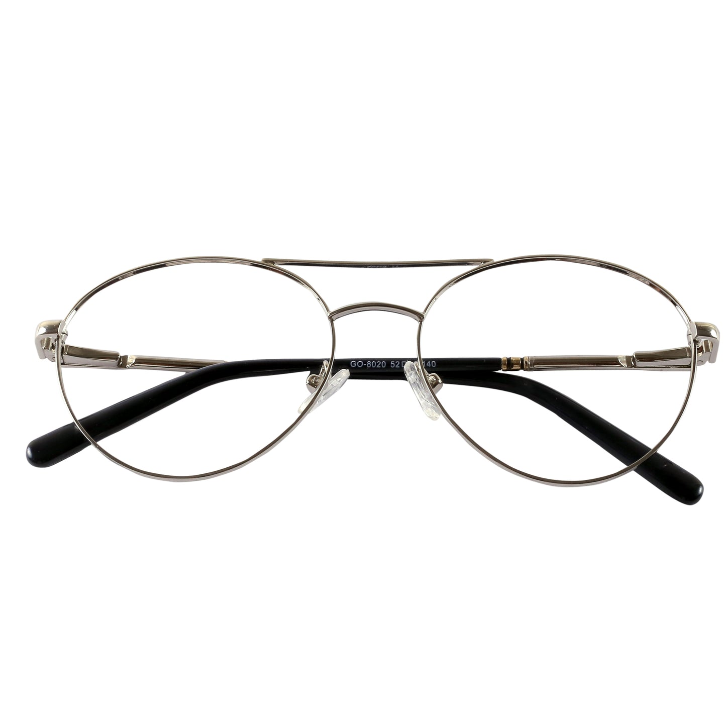 Loscomun Computer Glasses Silver Aviator Eyeglasses