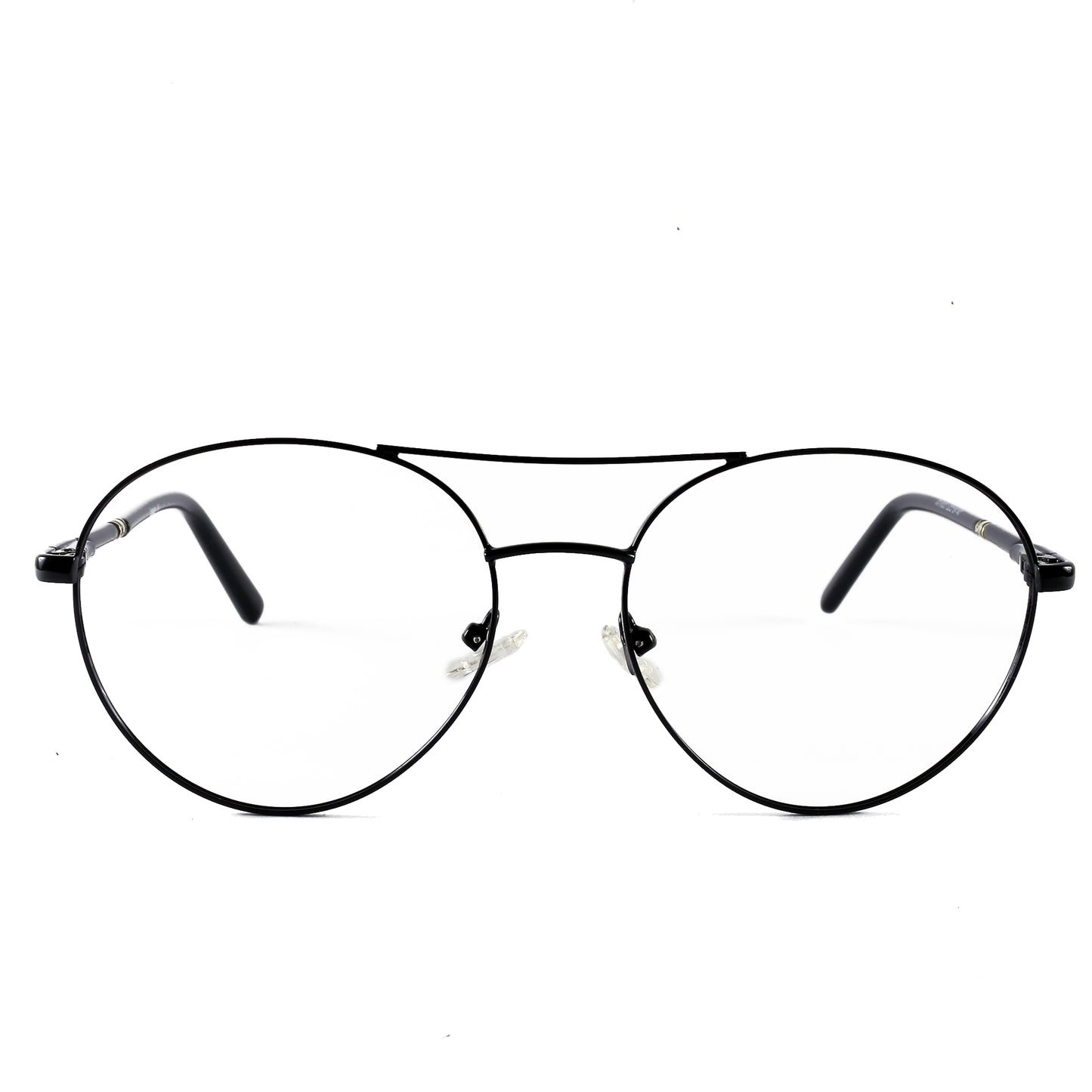 Loscomun Computer Glasses Silver Aviator Eyeglasses