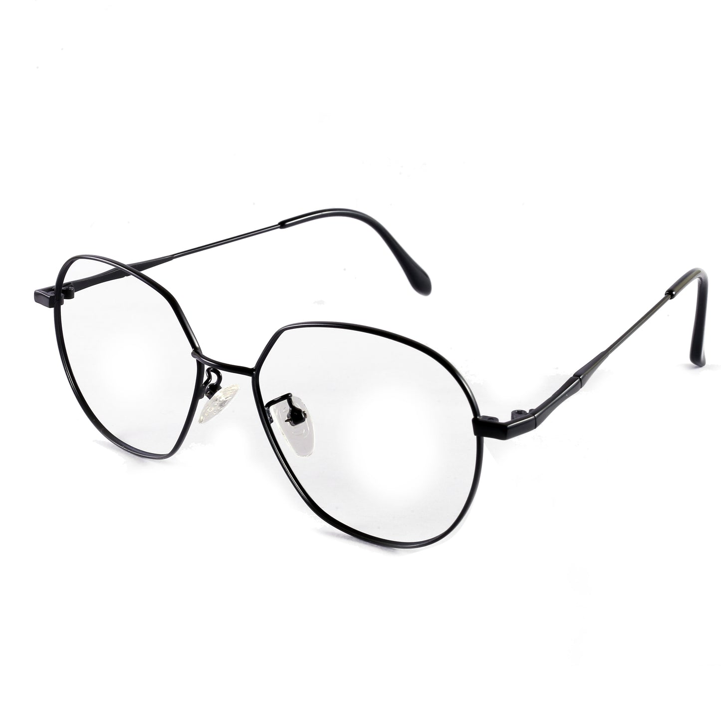 Loscomun Computer Glasses Black Round Eyeglasses