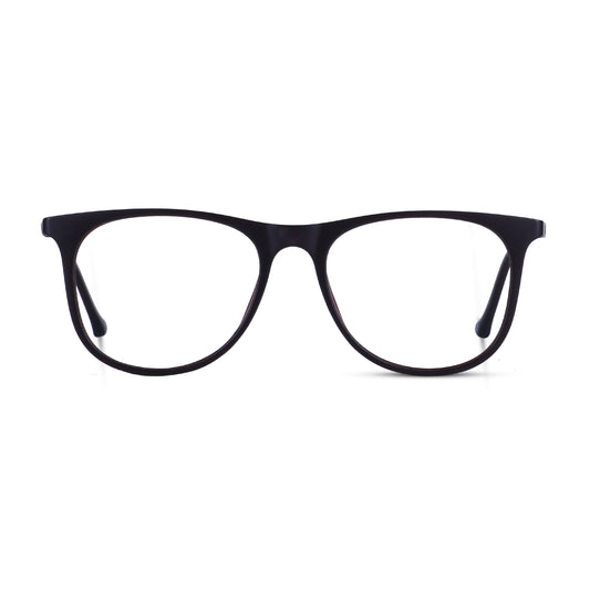 Loscomun Computer Glasses Matte Brown Wayfarer Eyeglasses