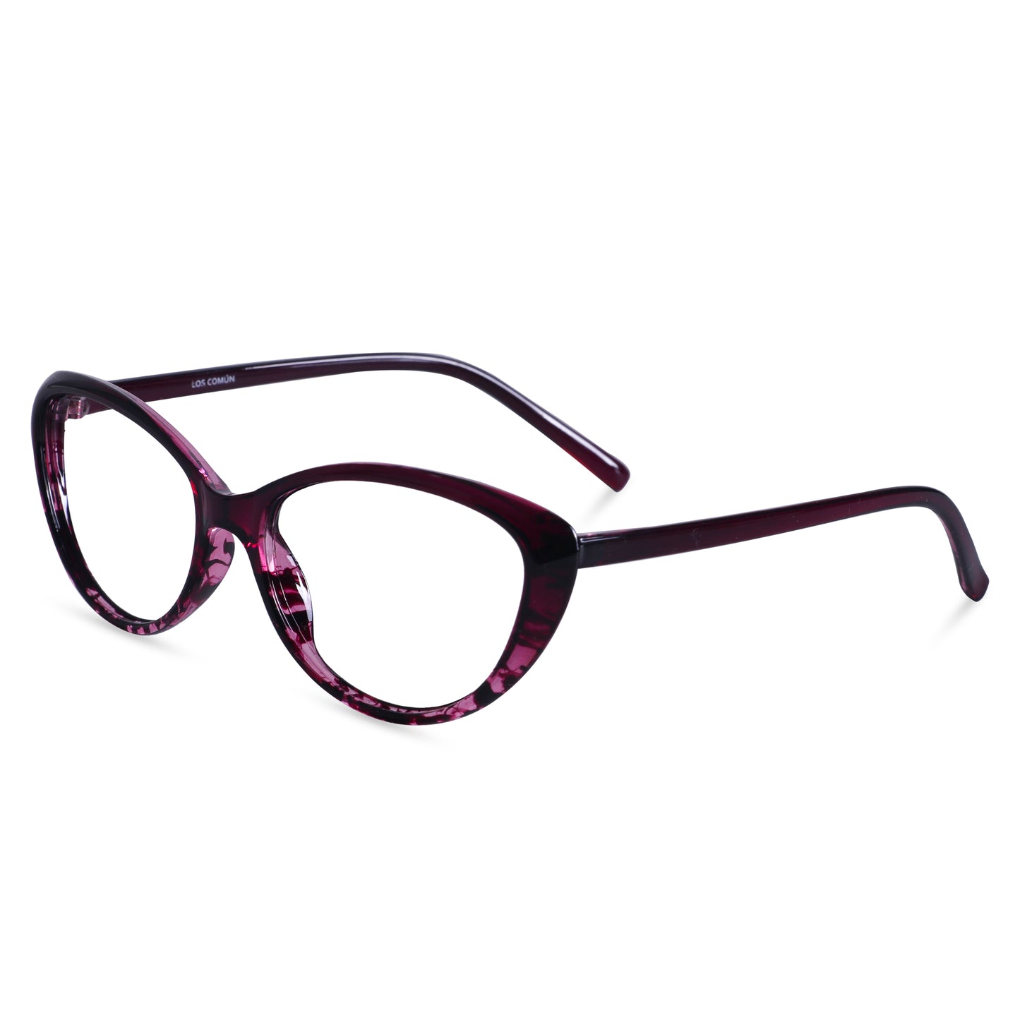 Loscomun Computer Glasses Purple Tortoise Cateye Eyeglasses