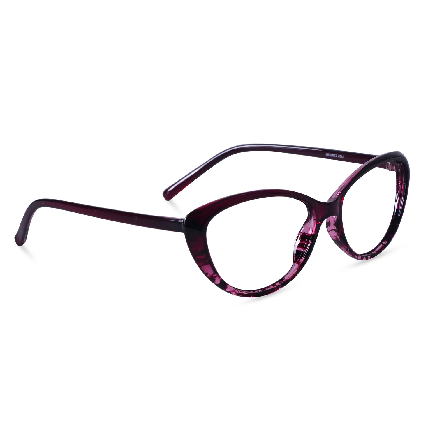 Loscomun Computer Glasses Purple Tortoise Cateye Eyeglasses