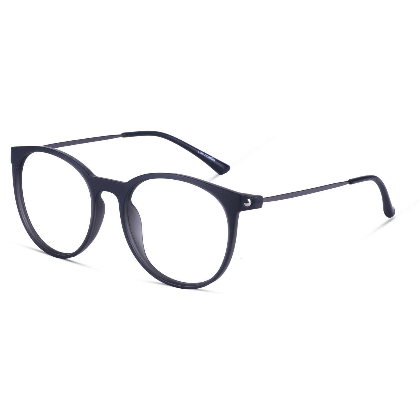 Los Comun Matte Grey Sleek Metal Round P8335 (Including Anti-Glare Lens)