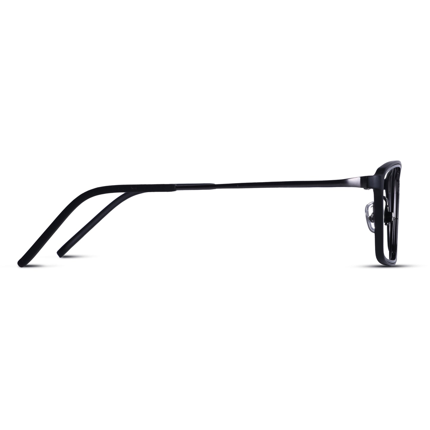 Los Comun Black Sleek Metal Rectangular MC 435 (Including Anti-Glare Lens)
